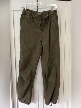 TNA Olive Cargo Jogger Pants